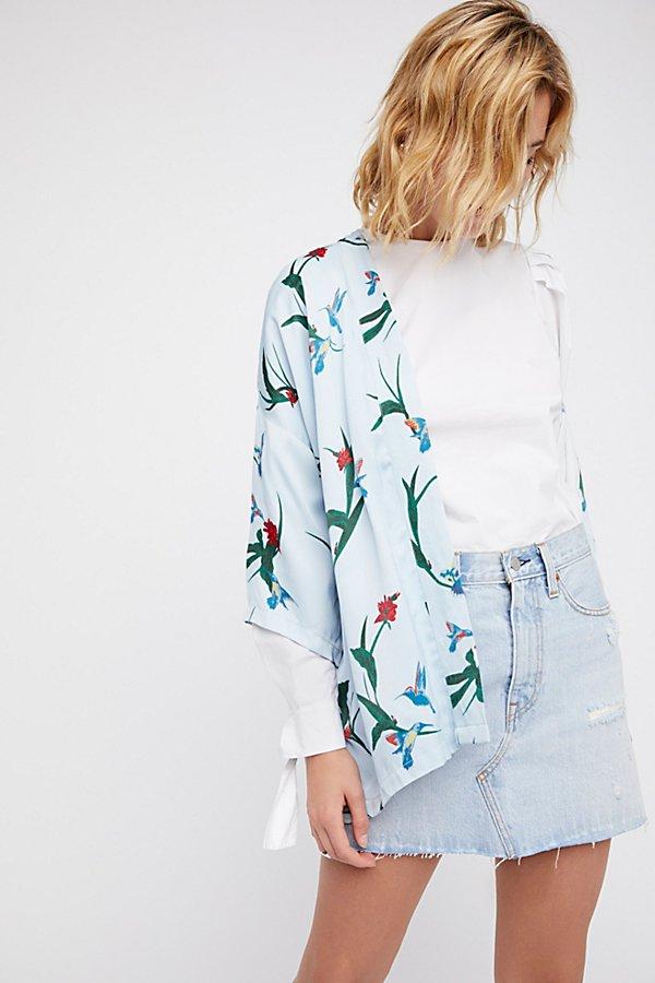 Levi's Deconstructed Denim Skirt At Free People